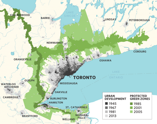 Map of Ontario’s Greenbelt, via Greenbelt.ca